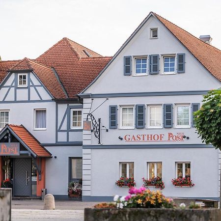 Hotel-Gasthof Neue Post Leutershausen  Bagian luar foto