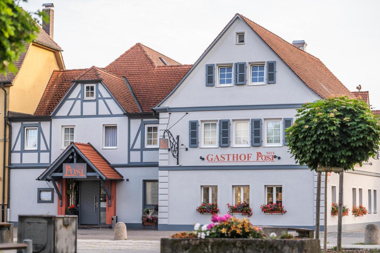 Hotel-Gasthof Neue Post Leutershausen  Bagian luar foto