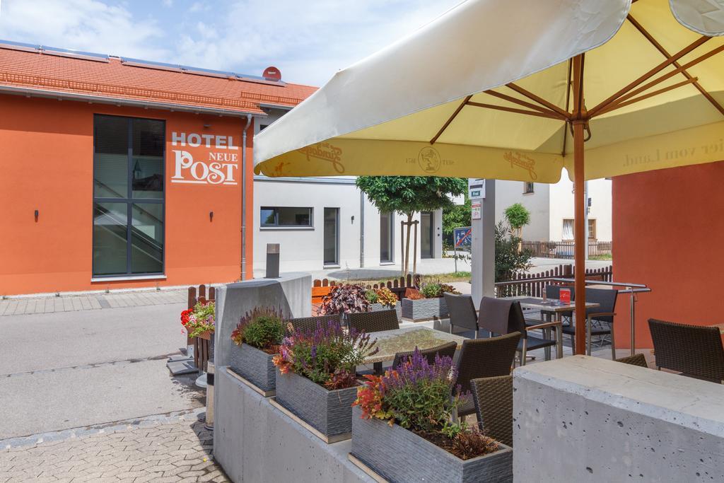 Hotel-Gasthof Neue Post Leutershausen  Bagian luar foto
